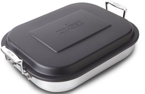 All-Clad Specialty Stainless Steel Lasagna Pan 12x15x2.75 Inch Induction Oven Broiler Safe 600F Frozen Lasagna, Pots
