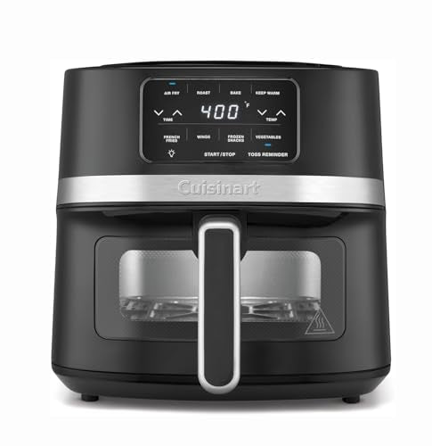 Cuisinart 4.5-Qt Basket Air Fryer, Interior light, Dishwasher-Safe Parts, 4 Presets, Roast, Bake