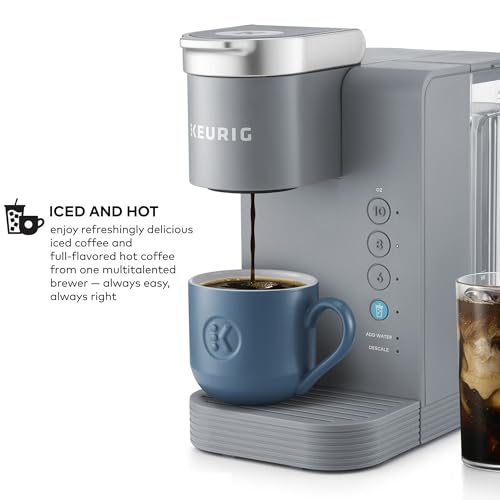 Keurig Iced Essentials Single Serve Coffee Maker, 3 Cup Sizes: 177, 237, and 296 ml