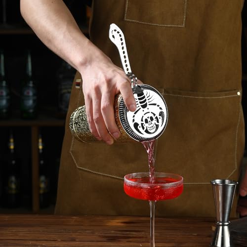 Stainless Steel Cocktail Strainer Bar Strainer (Scorpion)