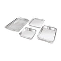 All-Clad Stainless Steel Baking Pans 5-Piece Set-Tri-ply Bonded for Consistent Baking- Includes Square and Rectangular Baking Pans, Baking Sheets, & Cooling Rack- Professional Stainless Steel Bakeware