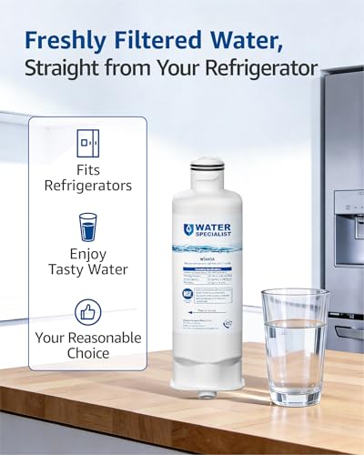 Waterspecialist WS645A Refrigerator Water Filter, Replacement for Samsung® DA97-17376B, HAF-QIN/EXP, HAF-QIN, RF28T5001SR, DA97-08006C, RS27T5200SR, RF28R7351SG, RF24R7201SR, RF27T5201SR, 3 Pack