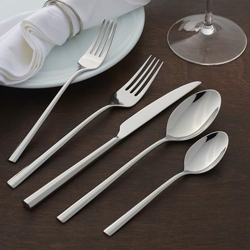 Oneida B1013020Al20 Doublet 20 Piece Everyday Flatware Set, Service For 4