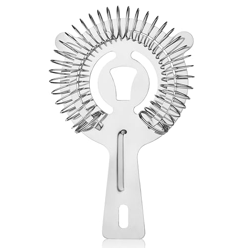 True Hawthorne Strainer, Stainless Steel Strainer, Cocktail Strainer for Drinks, Martini Strainer, Strainer for Bartending, Bar Accessories, Bar Tools