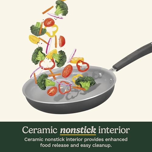 Cuisinart 11-Piece Nonstick Cookware Set, Ceramica XT, Black, 54C-11BK