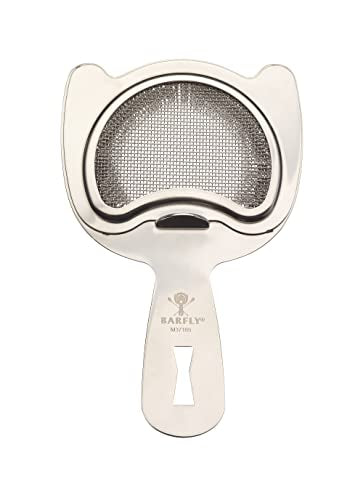 Barfly Fine Mesh Spring Strainer, Stainless Steel