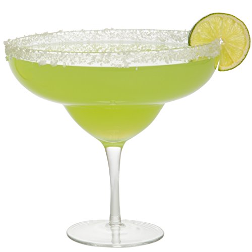 Extra Large Giant Cinco De Mayo Margarita Glass - 34oz - Fits about 3 typical margaritas!