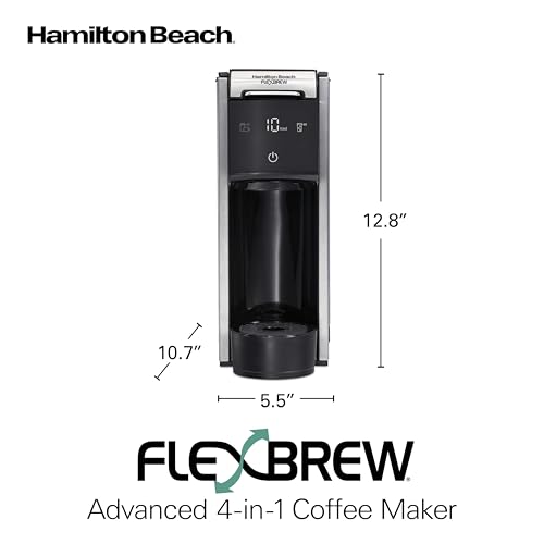 Hamilton Beach FlexBrew Advanced 4-in-1 Single Serve Coffee Maker