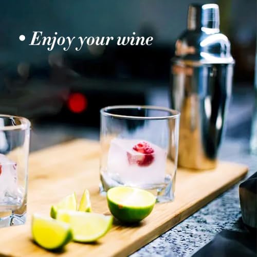 NewGF Cocktail Shaker,Drink Mixer with Built-in Strainer for Mixing Drinks Margaritas,Beginner Friendly Mixer Bar Utensil Tool (Sliver-01)