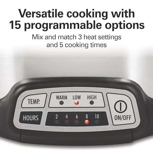 Hamilton Beach Set & Forget 7 Quart Programmable Slow Cooker