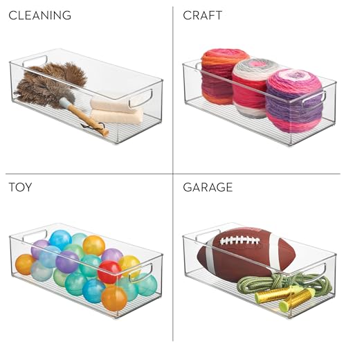 iDesign Stackable Storage Bin - Clear