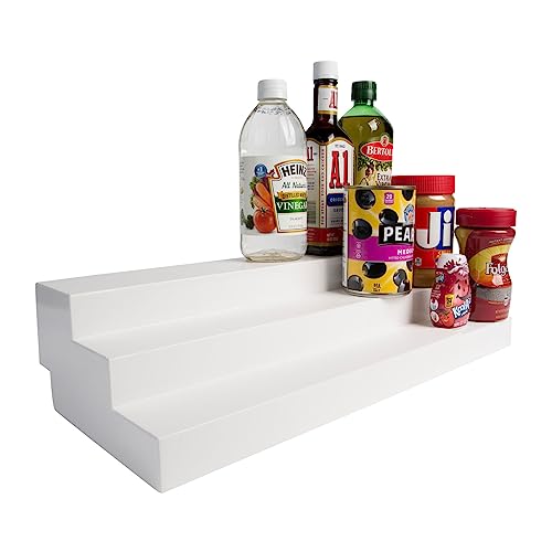 Dial Industries 3 Tier Adjustable Canned Goods Shelves for Kitchen Cabinet and Pantry Organization, Standard
