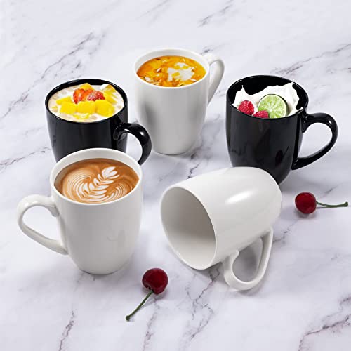 Urbanstrive 16 oz Large Coffee Mugs Ceramic Coffee Mug White Coffee Cups Tea Cups Idea Gift for Women Men House Warming Gifts New Home Office, White 1 Pack