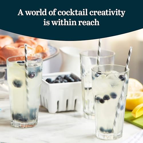 Libbey Gibraltar 16 oz Glass Tumbler, Iconic Heavy Base Glass Drinking Glasses Set of 12, Dishwasher Safe Drinkware Set of 12