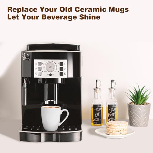 Urbanstrive 16 oz Large Coffee Mugs Ceramic Coffee Mug White Coffee Cups Tea Cups Idea Gift for Women Men House Warming Gifts New Home Office, White 1 Pack
