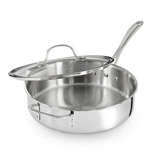 Calphalon Tri-Ply Stainless Steel 3-Quart Saute Pan with Cover