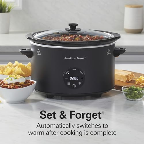 Hamilton Beach 6 Quart Set & Forget Programmable Slow Cooker