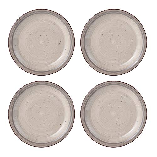 Pfaltzgraff Sadie 16-Piece Cream Dinnerware Set, Service for 4, Durable Stoneware Plates and Bowls with Classic Design, Microwave and Dishwasher Safe