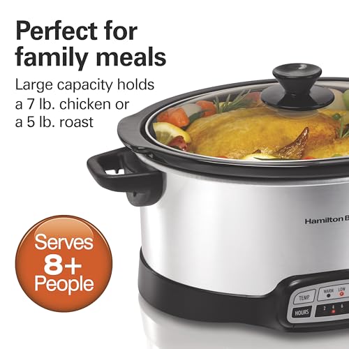 Hamilton Beach Set & Forget 7 Quart Programmable Slow Cooker
