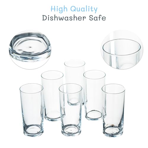 the mask el turko Turkish Raki Glasses Set of 4 (200ml/6.7oz) Highball Glasses, Ouzo Glasses, Tom Collins Glasses, Long Cocktail Glasses