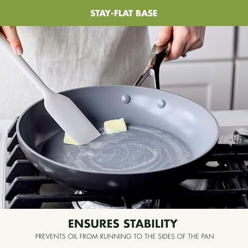 GreenPan Valencia Pro Ceramic Nonstick 11 Piece Cookware Set, Hard Anodized PFAS-Free Pots & Pans, Induction Ready, Compatible on All Cooktops, Dishwasher Safe, Oven Safe to 600F, Gray