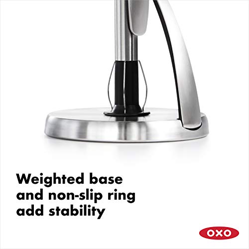 OXO Good Grips SimplyTear Paper Towel Holder Countertop for Kitchen