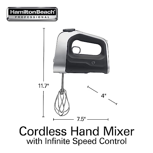 Hamilton Beach Professional Cordless Electric Hand Mixer