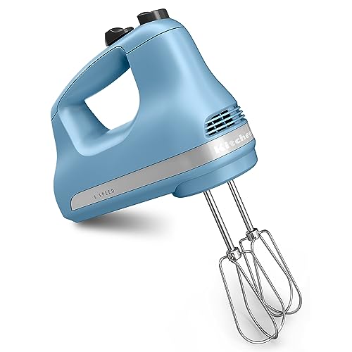 KitchenAid 5 Ultra Power Speed Hand Mixer, KHM512, Blue Velvet