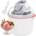 Coepuske Ice Cream Maker, 1.6 Quarts Ice Cream, Gelato, Sorbet, Milkshakes, Frozen Yogurt Machine for Home, Ice Cream Double Insulated Machine with LCD Screen and Timer, Easy to Clean and Quick