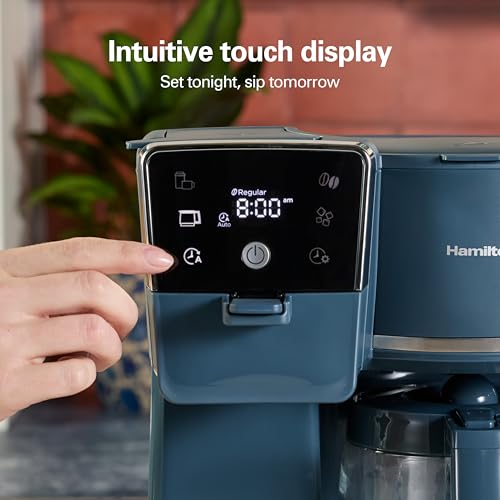 Hamilton Beach 2-Way Drip Coffee Maker & Single Serve Coffee Machine