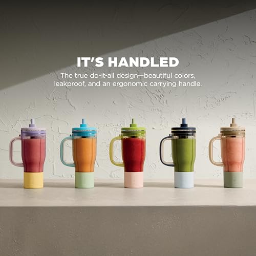 Ninja Blendboss™ | Personal Blender for Smoothies & Frozen Drinks | 26oz Travel Tumbler with LeakProof Lid, Chug Spout & Detachable Straw | Auto-iQ Technology | Lavender Lemonade | DB351PR