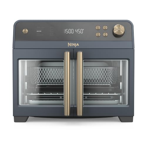 Ninja, French Door Premier Air fry Oven, 10-in-1 functions, 20.3-qt capacity, 5-qt Air Fry Basket, Sheet Pan, Wire Rack