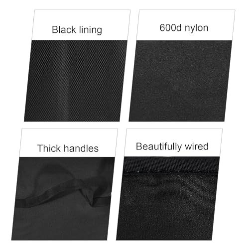 Cooker Dust Cover Heavy Duty Nylon Waterproof Cooker Cover Case for RIO Mini 7-in-1 Multi-Cooker, Pressure Cooker, Slow cook, Sauté, Steam, Rice Maker,4QT (Black)