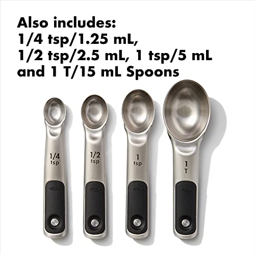 OXO Good Grips Stainless Steel Measuring Cups and Spoons 8-Piece Set
