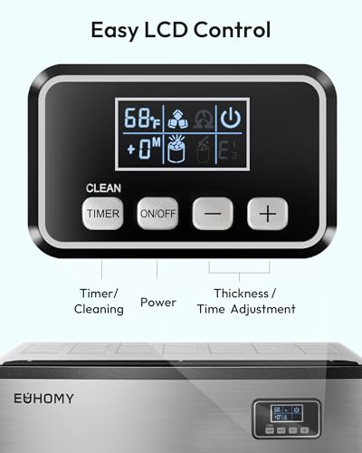 EUHOMY Commercial Ice Maker Machine 400Lbs/24H,ETL Approval, Industrial Ice Machine, 250Lbs Storage, Ice Ready in 11-20min, Stainless Steel Ice Maker for Bar/Cafe/Restaurant/Business