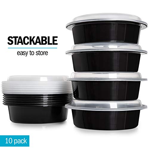 Igluu Meal Prep Containers Reusable (10 Pack) 1 Compartment – 28oz