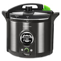 Presto 02144 12-Quart Digital Pressure Canner - Digital Display, Waterbath Capable, 10-Built-In Safety Features, Recipe Book, Black Stainless Steel