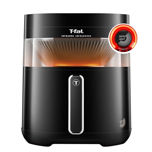 T-fal Infrared Air Fryer, 2x Faster Than Traditional Heating*, Large Air Fryer Dehydrator Combo, 8 Cooking