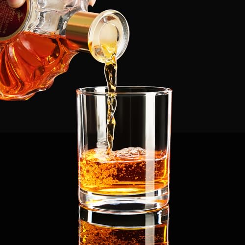 Fruit Punch Whiskey Glasses Set of 2, 10 OZ Old Fashioned Glass, Whiskey Glasses in Bar and Party, Whiskey Glasses, Bourbon Glass, Liquor Vodka, Whiskey Gifts for Men, Gift for Men, Christmas Gift