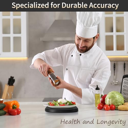 Vitafit 33lb/15kg Digital Food Scale in High Precision 0.1oz/1g, Our Own Kitchen Scale Professional Factory Since 2001, Home and Kitchen Essentials for Cooking and Baking, LED, 3*AAA Batteries, Black