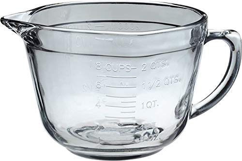 Anchor Hocking Batter Bowl, 2 Quart Glass Mixing Bowl
