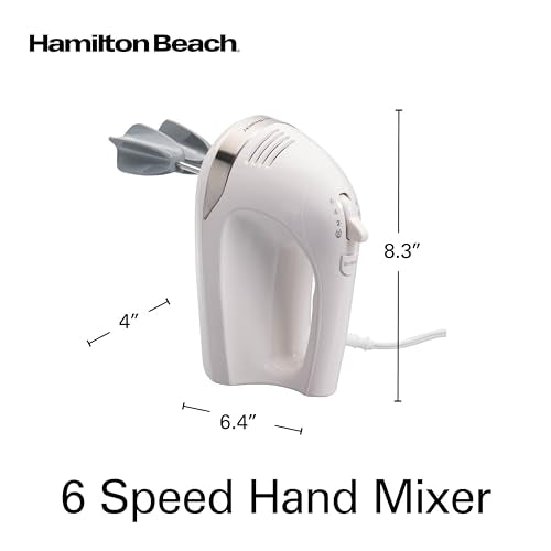 Hamilton Beach 6-Speed Electric Hand Mixer With Easy Clean Beaters