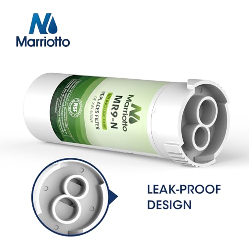 MARRIOTTO Water Filter Compatible with XWFE (Built-in CHIP), Replacement for GE XWFE, XWF Refrigerator Water Filter Pack of 2