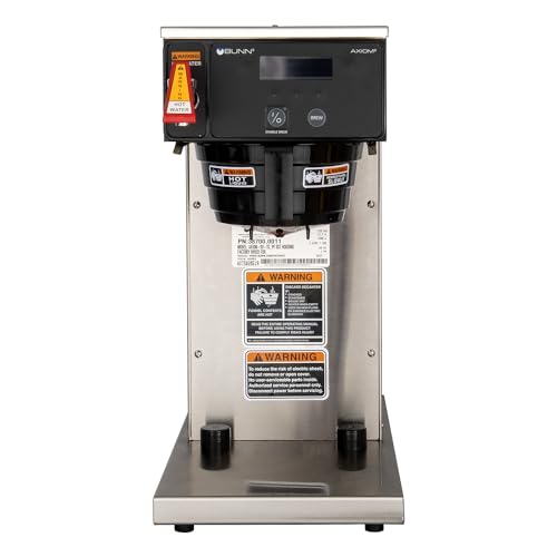Bunn 38700.0011 Axiom-DV-TC Dual Voltage Commercial Thermal Coffee Brewer, Black/Stainless (120V Standard)