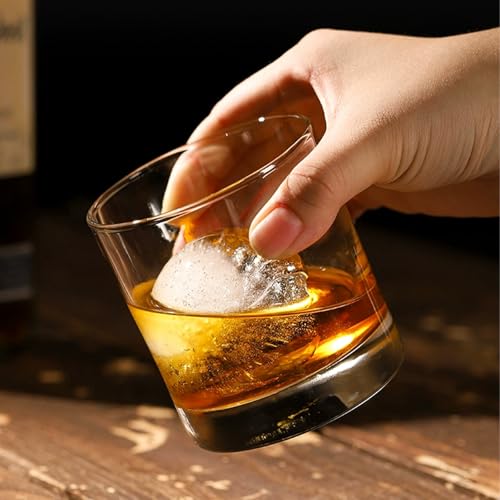 SUN GKOTTA 24PCS Old Fashioned Glass Set Bulk,10OZ Drinking Glasses,Heavy Base Rocks Glasses Set, Elegant Whiskey Glasses Bulk for Bourbon, water,Coffee,Cocktails and More