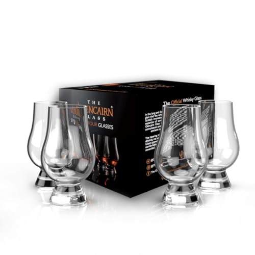 GLENCAIRN Whiskey Glass, Gift Set of 4 in 4 Pack