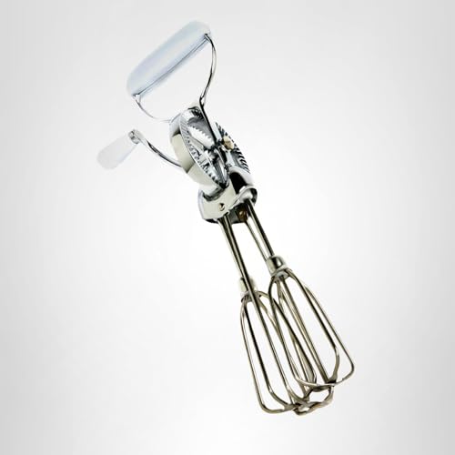 Norpro Egg Beater Classic Hand Crank Style 18/10 Stainless Steel Mixer 12 Inches