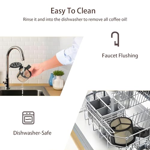 Coffee Basket Compatible with Ninja Coffee Maker, Reusable Basket Filters for Ninja PB051 & PB041ST (1pack)