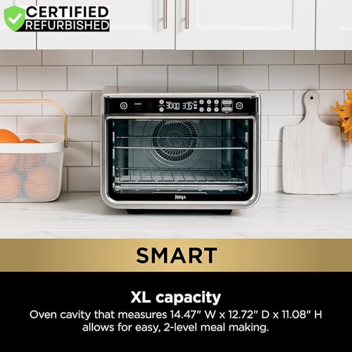 Ninja DT2550 Foodi 10-in-1 Smart XL Air Fry Oven (Renewed) Bundle with 3 YR CPS Enhanced Protection Pack