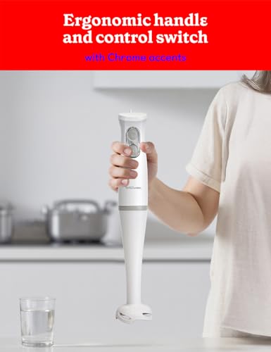 Betty Crocker 2-Speed Hand Blender, 20-Oz. Beaker, BC-4307W, White